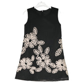 ALITSA  EMBROIDERED FLOWERS MESH JUMPER